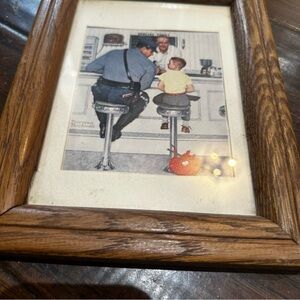 Norman‎ Rockwell Oak Brown Picture Frame